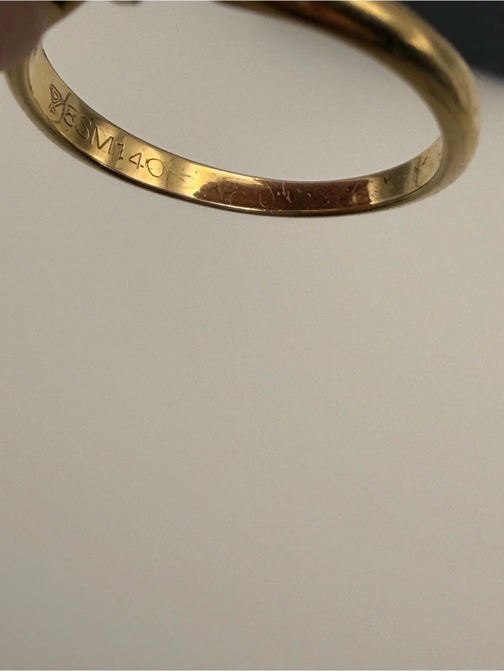 Classic 14k Gold with .5 Solitaire Diamond Engagement Ring - size 5.25